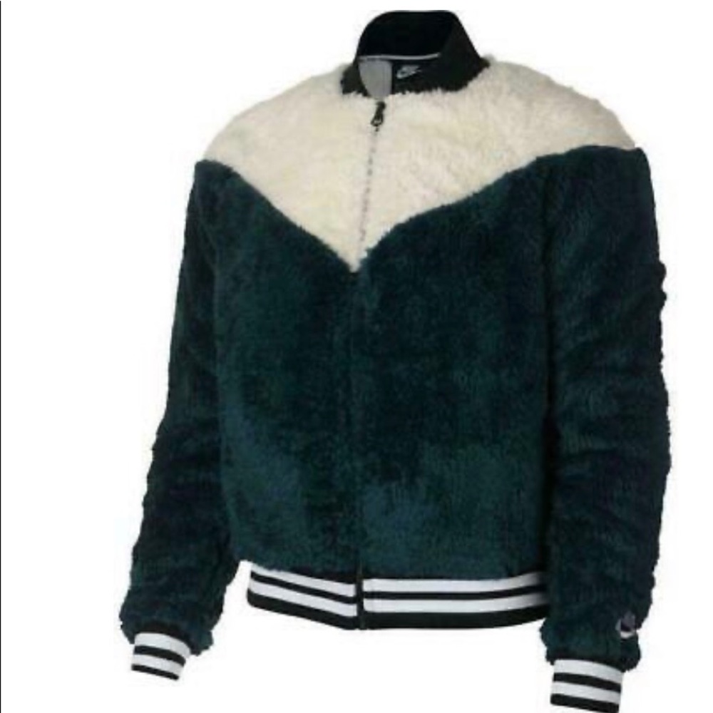 Nike Women's Sportswear Wolf Sherpa Bomber Jacket